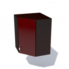 Corp superior 57 colt cu 1 usa Zebra MDF rosu simplu